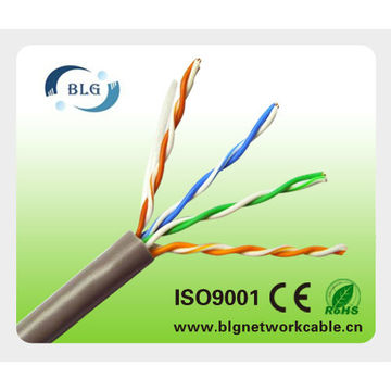 BLG Cable UTP Cat5e de la fábrica 4pr 24AWG